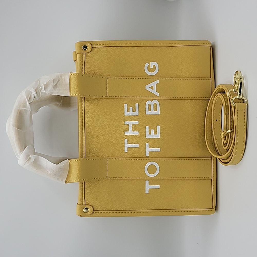 Unbranded THE TOTE BAG with crossbody strap - Yellow